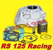 KIT CILINDRO NIKASIL MITAKA APRILIA RS 125 MOTORE 122 + PISTONE RACING 1AC 1mm