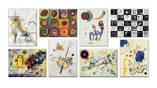 Quadri kandinsky 8 Pezzi