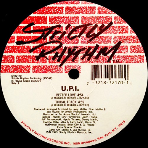Upi better love very - upi, (12")