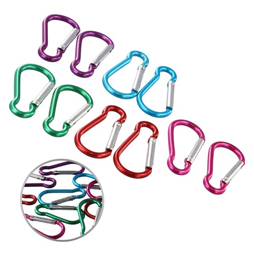 10pcs alpinismo moschettone - 10pcs,