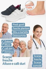 Scarpe anziani strappo comode