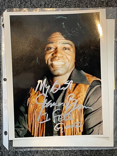 X10 james brown - 8”x10”james, brown-signed