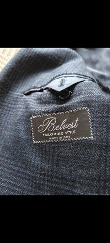 Belvest black label cappotto - label,