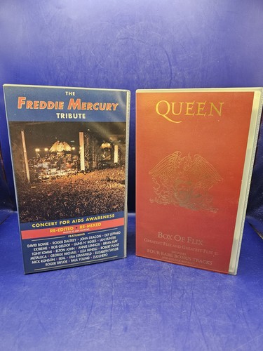 Queen freddie mercury vhs - queen,