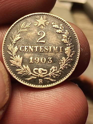 Moneta centesimi 1903 valore - 2,