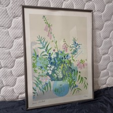 UMBERTO LILLONI - Prova d'Artista Litografia in Cornice Galleria d'Arte Galeasso