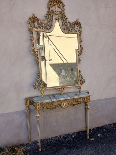 Console con specchiera laccate - con,