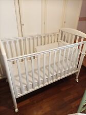 Lettino bianco in legno per bambini Pali "Ciak" + Materasso  - Usato come nuovo