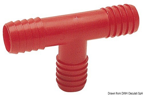 Raccordo in nylon per - in,