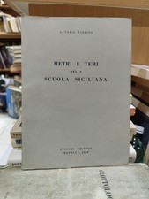 FIORINO A. METRI E TEMI DELLA SCUOLA SICILIANA Liguori