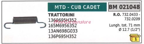 Molla trazione semovenza - , mtd