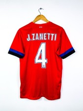 MAGLIA CALCIO INTER MILANO 2012/2013 TRASFERTA NIKE FOOTBALL JERSEY #4 J. ZANETTI [M]