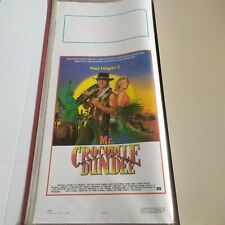 LOCANDINA ORIGINALE-MR.CROCODILE DUNDEE-prima ediz.italiana'86-usato