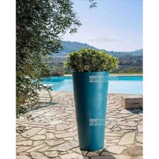 Vaso in terracotta azzurro