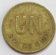 1 Sol de oro 1976 Pérou Peru