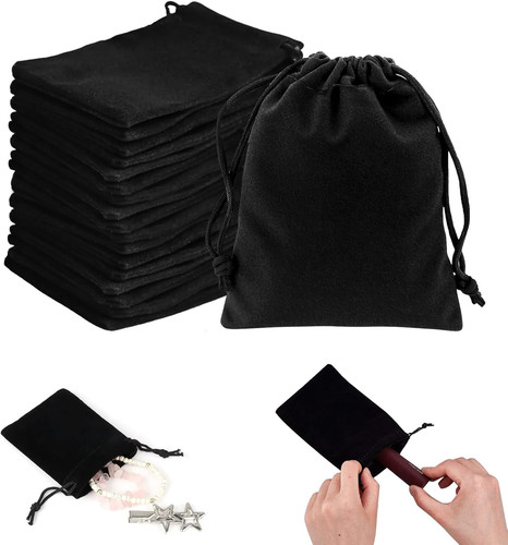 Sacchetti velluto nero - in,