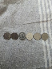 6 Monete 50 Lire Micro Mini Monete Italia Anni 1992 - 1993 - 1994 Rare