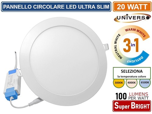 Pannello smd led rotondo - pannello, da