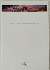 MERCEDES BENZ COUPE' E CABRIOLET E 200 E 320 BROCHURE IN ITALIANO DATI TECNICI