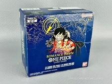 One Piece Op-01 Romance Dawn Box ENG 1ST Edition Blue Bottom OP01 - VUOTO -EMPTY