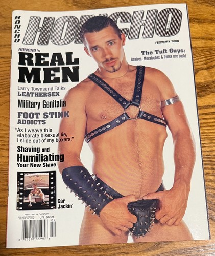 Vintage honcho magazine feb - magazine,