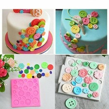 Silicone Button Fondant