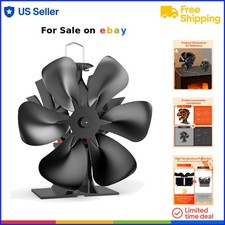 Wood Stove Fan Metal 6 Blades