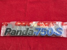 FIAT PANDA 750S 750 S LOGO SIGLA EMBLEMA FREGIO STEMMA SCRITTA BADGE TARGA NOME