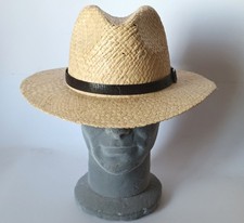 Cappello Uomo in Paglia Naturale – Stile Panama / Fedora