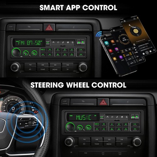 Bluetooth retro car stereo - bluetooth,