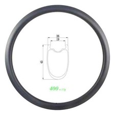 Cerchio carbonio disco strada