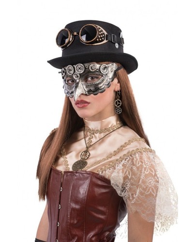Maschera mezzoviso becco - maschera,