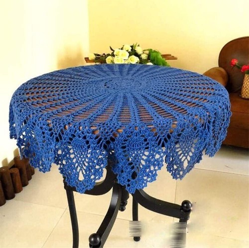 Tovaglia fmiyjun blu - tovaglia, 36"