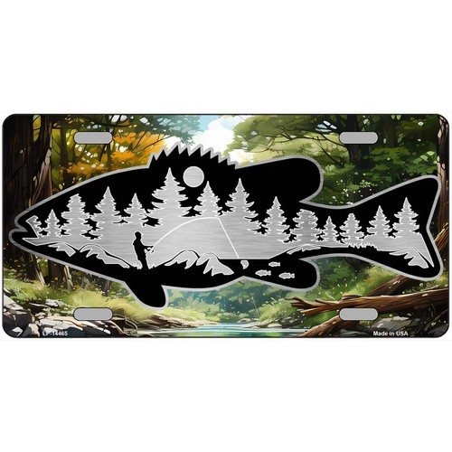 Pesca nei pini - targa, auto