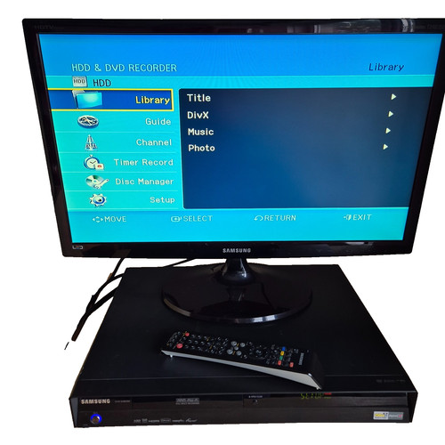 Samsung dvd sh855m 250 hdd - dvd-sh855m,