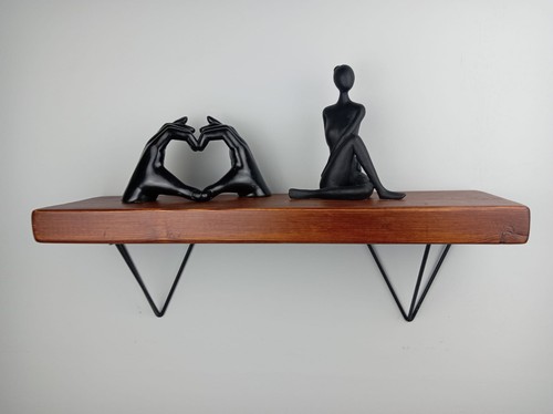 Rustic chunky shelf - chunky, wood