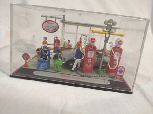 Schuco diorama tankstelle - schuco,