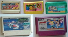 Famicom Giochi JAP NES Mario Zelda Kirby Dragonball Gundam Kid Niki TopGun Loose