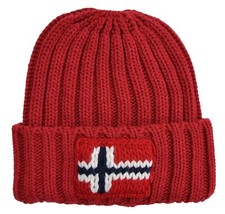 NAPAPIJRI - BERRETTO IN MAGLIA BERRETTO BERRETTO - F-SEMIURY - ROSSO - NUOVO