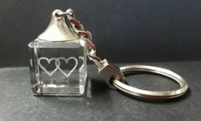 Portachiavi cubo in cristallo