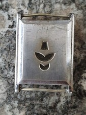 Cassa Orologio Salterello Cromata Vintage Rara anse fisse