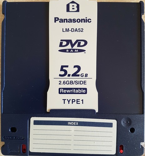 Panasonic cartuccia dvd ram - panasonic, dvd-ram