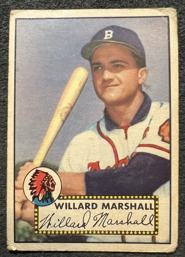 1952 topps willard - 1952,