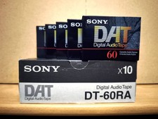 10x Sony DAt 60 nastro audio