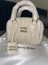 Miu Miu White Quilted Top