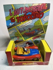 Auto d’epoca anni ’60 Polistil 600 Politoys Topolino L’automobile Di Topolino