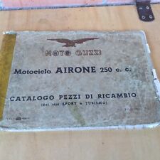 Moto D’ Epoca Catalogo Dei Pezzi Di Ricambio Motociclo Guzzi Airone 250Terza