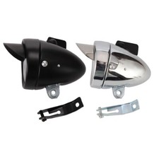 Fari Bicicletta Retro Cromato