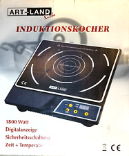 Piastra elettrica Induzione ART-LAND Kuche display digitale reg temp timer 1800W