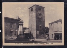 Cartolina Goito Piazza